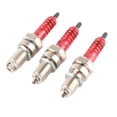 thumbnail image 4 of Bujía Para La Motocicleta Scooter ATV 3pcs D8TC 3 Electrodo Bujías De Alto Rendimiento Con Material De Electrodo Especial Para El Motor CG6 CF250, 4 of 7