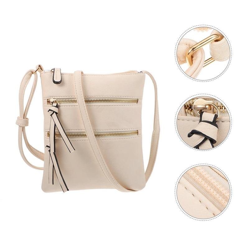 Beige crossbody purse hotsell