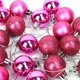 thumbnail image 2 of 24 Uds. Decoración navideña para fiesta de boda bolas de adorno rosa brillante rojo, 2 of 6