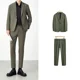 thumbnail image 3 of Conjunto de 2 piezas, tendencias masculinas, trajes de primavera y otoño, trajes y blazers completos para hombre, chaquetas de lujo 2024 de alta calidad, pantalones casuales, 3 of 5