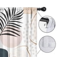 thumbnail image 4 of Blackout Kids Curtains,Blue Boho Abstract and Plant Pattern Childrens Insulated Curtains Set Of 2,Bedroom Essentials,Toddler Room Decor 52x84in(132x213cm), 4 of 5