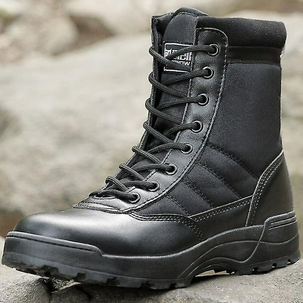 Botas Militares Botas De Cuero Negro Combat Boots Botas Tcticas