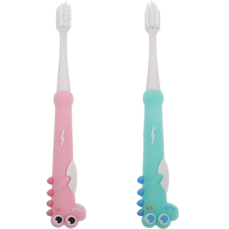 Kids toothbrushes 2Pcs Kids Toothbrushes Soft Easy Grip Children Toothbrushes Toddler Tooth Brushes