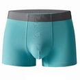 thumbnail image 1 of Yaoyar Men's Fashion Solid Breathable Close Fitting Underpants Comfortable Briefs, 1 of 2