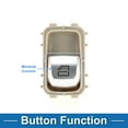 thumbnail image 3 of Interruptor de ventana eléctrica Unique Bargains No.2229051904 Interruptor de control de ventana para Mercedes-Benz E300 Convertible 2018 Plástico Beige, 3 of 7