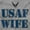 Sport Grey, variant on US Air Force USAF Wife Proud Spouse Women's Graphic T Shirt Tees Brisco Brands S