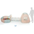 thumbnail image 2 of UTEX 3 in 1 Pop Up Kids Play Tent with Tunnel and Ball Pit for Kids, 2 of 7