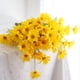 thumbnail image 4 of Flores simuladas, flor de margarita artificial, decoración de flores secas amarillas, 4 of 6