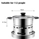 thumbnail image 3 of Fiudx Ofertas relámpago Cocina para interiores, cocina de acero inoxidable, cocina portátil, fácil de transportar, no requiere energía, adecuada para interiores y campamentos, 3 of 7