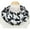 Black/White, variant on Classic Premium Houndstooth Knit Infinity Loop Circle Scarf