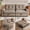 Brown, variant on 73.2'' Sleeper Sofa Bed Full, Corduroy Pull Out Couch, Modern L Shaped Convertible Sofa, Futon Couches, Comfy Loveseat, Adjustable Backrest & Side Pockets, for Small Space, Living Room, Gray