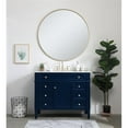 thumbnail image 6 of Elegant Lighting VF12542BL Park Avenue 42" Free Standing Single Basin Vanity Set - Blue, 6 of 8