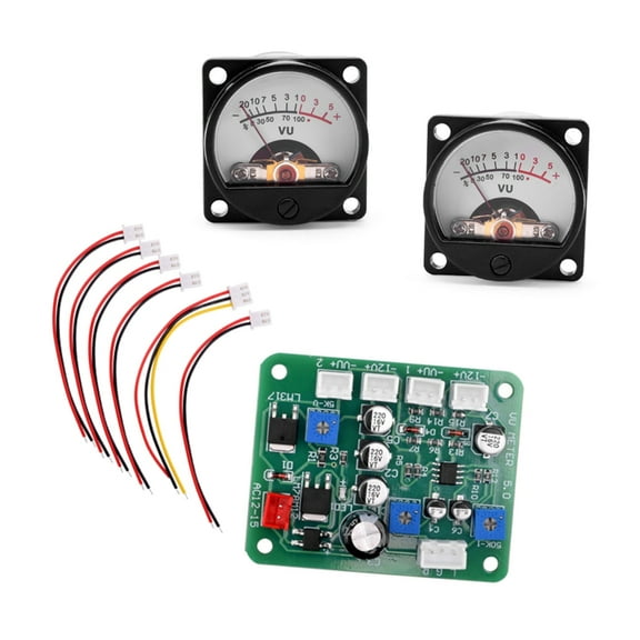 Complete Preamp Kit Including 2 VU Meter Panel & Front Driver Board Set