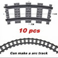thumbnail image 6 of NEW City Trains Flexible Tracks Soft Straight Curved Rails Switch Building Block Creative Models Railways Toys for Kids Gifts (straight-30pcs), 6 of 7