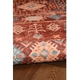 thumbnail image 2 of Tapis d'appoint lavable Devlin 2 pi x 3 pi rouge et ivoire, 2 of 7