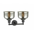 thumbnail image 2 of 208-OB-G78 Innovations Lighting Bell - 2 Light Bath Vanity In Industrial Style-12 Inches Tall and 19 Inches Wide-Oil Rubbed Bronze Finish-Silver, 2 of 4