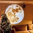 thumbnail image 4 of 1pc Moon Earth Projector Night Light, USB Charging Lamp 360° Rotatable Moon Earth Atmosphere Projector For Bedside Nightstand Bedroom Living Room Desk, 4 of 5