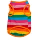 thumbnail image 1 of Elegante vestido para cachorro de perro, chaleco de rayas arcoíris, ropa de verano para mascotas, camisetas, talla M, 1 of 7