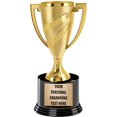 thumbnail image 1 of Copa de oro Trophy Crown Awards de 7,25 cm con grabado personalizado, 1 of 4