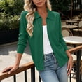 thumbnail image 4 of Cardigan Sweaters for Women Wool Blend Lightweight Trendy Long Sleeve Lapel Collar Button Down Sweater Cardigans Fall, 4 of 7