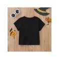thumbnail image 3 of Toddler Baby Boy Girl Halloween Pumpkin Outfit Cute Face T-shirt Top Short Sleeve Pullover Clothes, 3 of 6