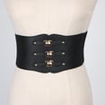 thumbnail image 2 of Cinturón de cintura de cuero ancho vintage Steampunk Corset Accesorios Zulema cinturón de cintura ancha mujer, 2 of 8