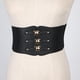 thumbnail image 2 of Cinturón de cintura de cuero ancho vintage Steampunk Corset Accesorios Zulema cinturón de cintura ancha mujer, 2 of 8