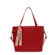 thumbnail image 3 of Bolso de mujer nuevo de PU con botón magnético 2024, tendencia de moda, bolso de hombro, bolso de viaje de ocio, diseño minimalista, rojo, gran capacidad, 3 of 5