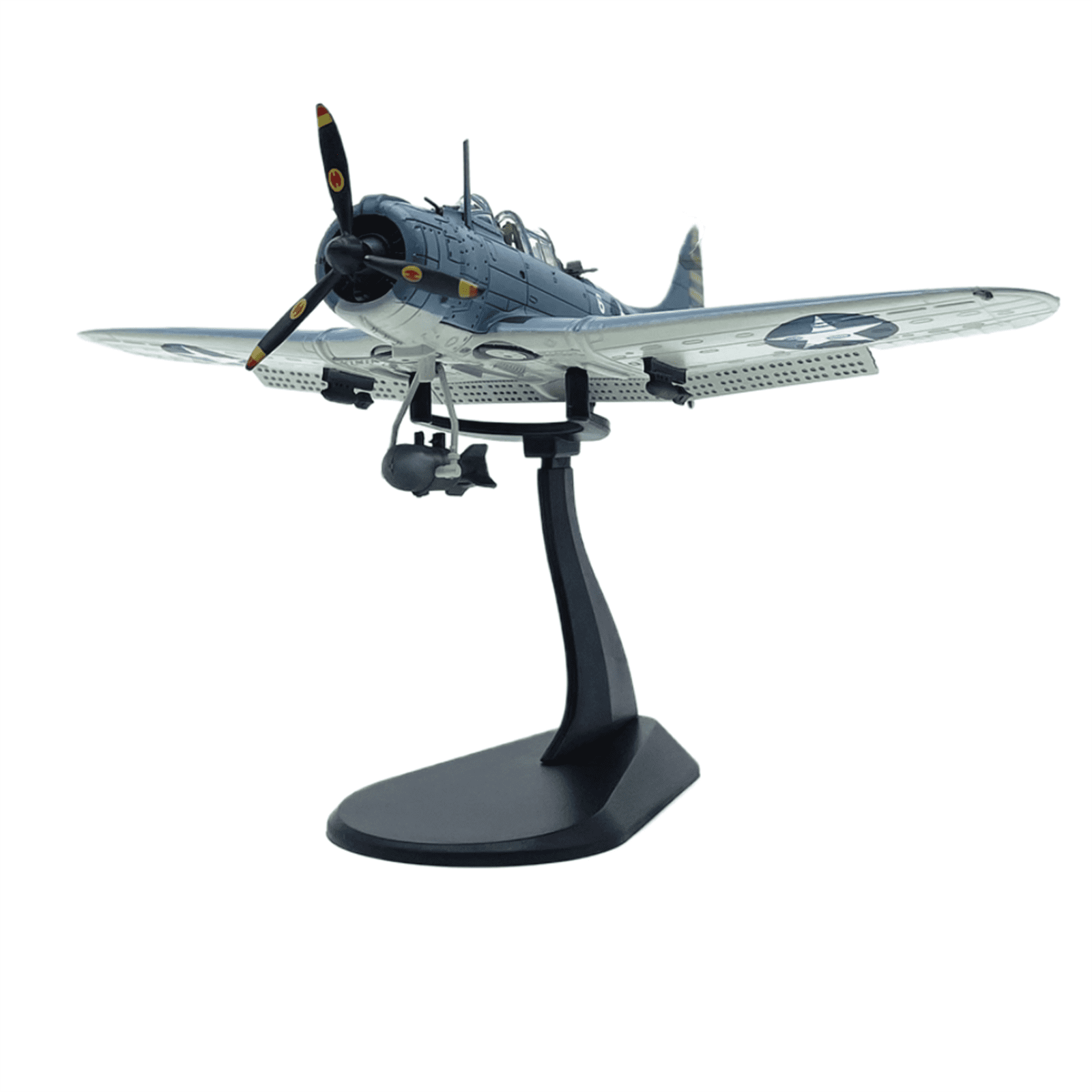 1:72 Scale US SBD-3 Dive Bomber Alloy Aircraft Model Accurate Collectible, for Display and Collection Gifts