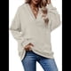 thumbnail image 1 of Sudadera con Capucha para Mujer, Cuello en V, para Invierno y Otoño. Fresno de Flores XXL, 1 of 8