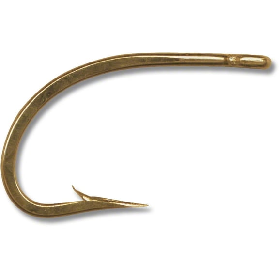 Mustad O'Shaughnessy Hook (Bronze) - #4 10pc
