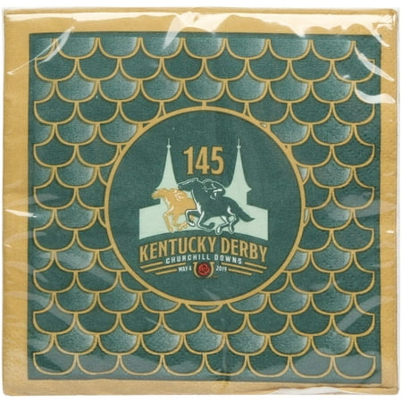 Kentucky Derby 145 24-Pack Beverage Napkins - No Size