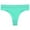Mint Green, variant on Ashirexll Womens Underwear Solid Color Mid Waist Soft Breathable Comfortable Thongs for Women Army Green L