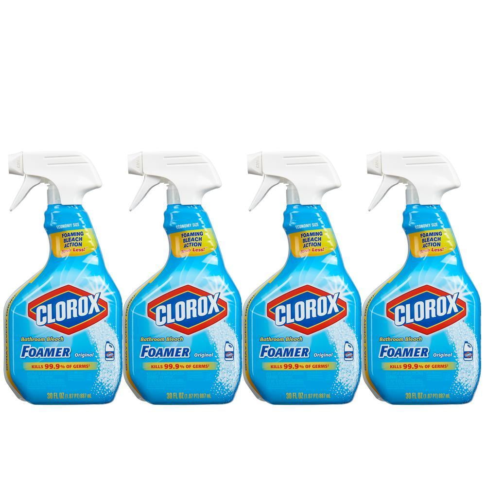 30 Oz. Bleach Foamer Bathroom Spray Cleaner (4-Pack)
