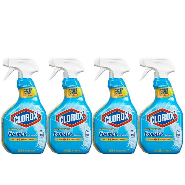 30 Oz. Bleach Foamer Bathroom Spray Cleaner (4Pack)