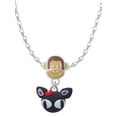 thumbnail image 1 of Delight Jewelry Fimo Clay Cute Kitty Mia Monkey Charm Necklace, 1 of 4