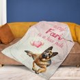 thumbnail image 4 of Every Fart is Love Note German Shepherd Guilty Face Happy Valentine's Cozy Fleece Blanket Alsatian Dog Lover Gifts Warm Soft Throw Blanket - 01016, 4 of 5