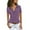 72_Purple, variant on Jxximdong Button Up Shirts Women Women Casual Solid Short Sleeve Turn Down Collar Pockets Buttons Shirt Tops Purple Spring Tops S