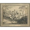 thumbnail image 2 of Samuel Howitt 24x20 Black Ornate Framed Double Matted Museum Art Print Titled: Throw the Broad Ditch Behind You (1794), 2 of 5