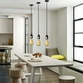 thumbnail image 3 of Lila Adjustable Height 1-light Black Finish Edison Lamp with Bulb, 3 of 4