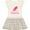 Natural with Stripes, variant on Inktastic Grandma's Little Princess Girls Toddler Dress