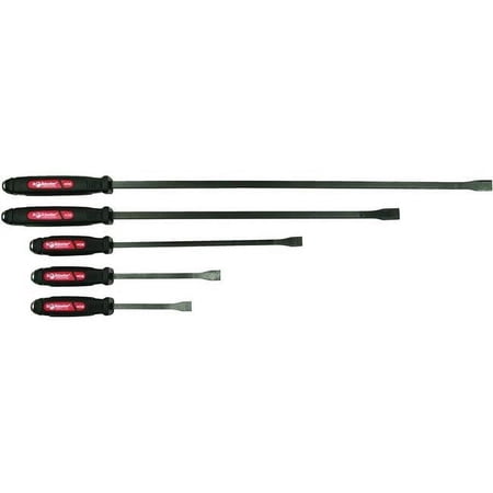 UPC: 0045256813769 | Mayhew Tools MAY-81376 Orange Curved Pry Bar Set with Free Shirt & Hat – 5 Piece