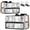 Chrome | With High & Low Beam Bulbs, variant on Vizotae Headlights W/Bulbs for 1994-1998 Chevy C10 Pickup Truck C/K 1500 2500 3500 Silverado Tahoe Suburban, 1992-1994 Blazer Driver & Passenger Side