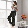 thumbnail image 4 of Uemuo Lilies Flowers Pattern Women's Wide Leg Palazzo Lounge Pants with Pockets Light Weight Loose Comfy Casual Pajama Pants-XX-Large, 4 of 9