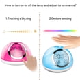 thumbnail image 4 of Luz De Despertar 7 Colores Luz De Despertar Luz De Noche Led Rgb Despertador Multifuncional Función De Lámpara De Mesa Snooze Sunrise 6 Sonidos Decoración Natural Del Hogar Speravity HA015336-00, 4 of 5