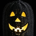 thumbnail image 6 of Yashow Elite Black Woven Halloween Pumpkin Ornament, Rattan Pumpkin Tabletop Decoration, Rustic Fall Shelf Mantel Entryway Decor for Halloween Party Display, 6 of 13