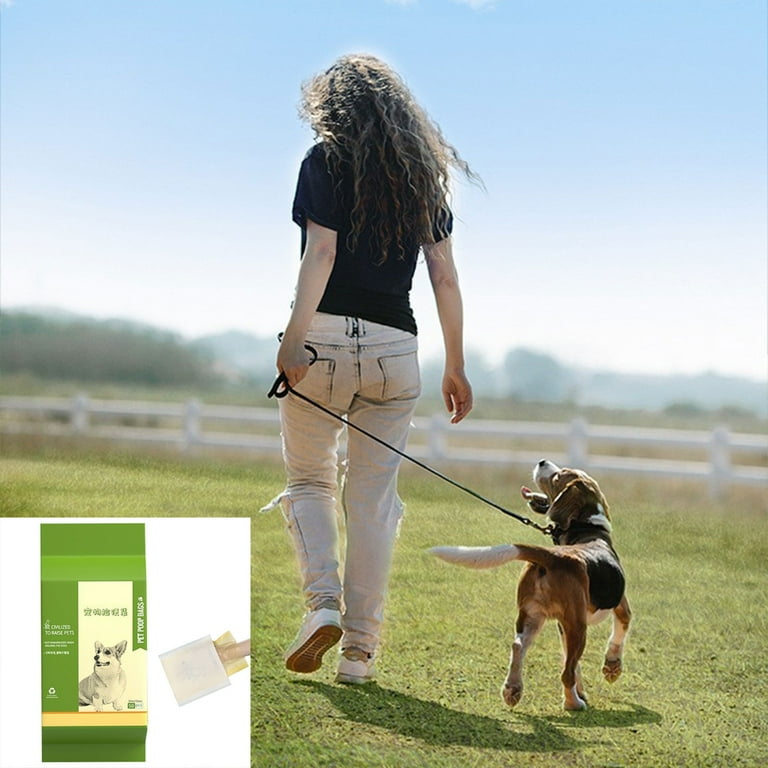 50 Count Pet Waste Bags for Poop Trash Bag Double Layer Thick Leakproof Bag Degradable Two Layer Bag Flushable Paper Walmart