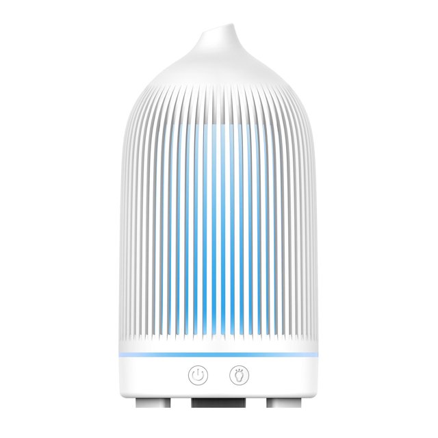 Difusor de aroma hueco de 200 ml, 24 V, humidificador ultrasónico eléctrico con 7 colores LED, apagado automático cuando no hay agua, adecuado para el hogar, el dormitorio, el yoga