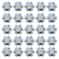 thumbnail image 2 of 25Pcs LED Chip, 0.5W 5V LED Chip Bulb Light Beads High Power Lamp Bead Light Source Chip with Aluminum Plate for Floodlight, LED Chip Lighting Spotlight Bulb Replacement, 2 of 7