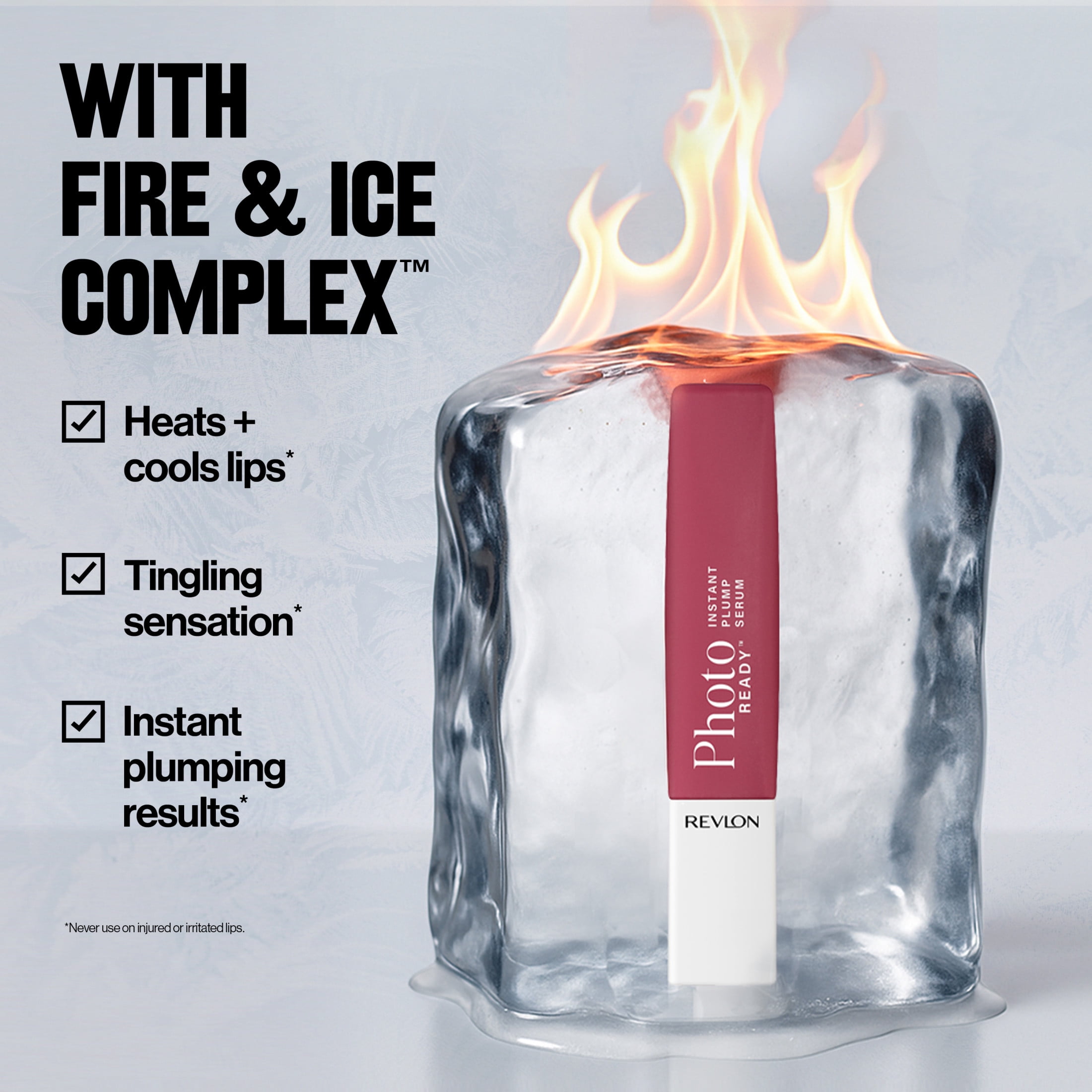 Revlon PhotoReady Instant Plump Serum, Lip Gloss, Plumping & Hydrating, 001 Needleless To Say, 0.25 fl oz